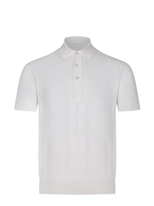 Paolo Pecora Textured Knit Polo Shirt