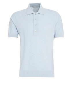 Paolo Pecora Textured Knit Polo Shirt