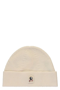 Parajumpers Logo-Patch Ribbed-Knit Beanie