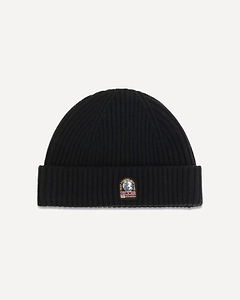 Parajumpers Ribbed Logo Beanie Hat