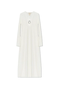 Paramidonna Krista Cut-Out Eyelet-Detail Beach Dress