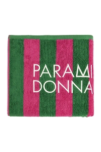 Paramidonna Logo Embroidered Beach Towel