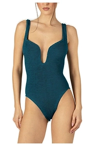 Paramidonna Mika Plunge One-Piece Swimsuit