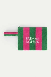 Paramidonna Striped Beach Make Up Bag
