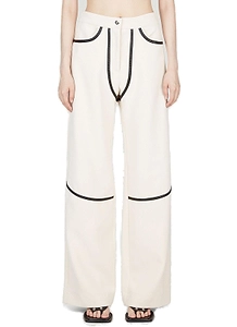 Paris Georgia Rodeo High Waist Piped Pants