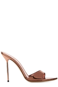 Paris Texas Lidia Mirror High Stiletto Heel Mules