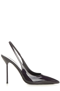 Paris Texas Linda Patent Slingback Heeled Pumps
