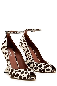 Paris Texas Nina Open Toe Ankle Strap Pumps