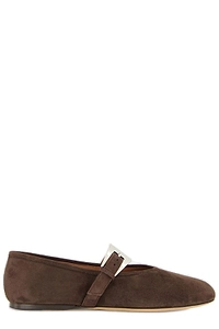 Paris Texas Sveva Buckle Ballet Flats