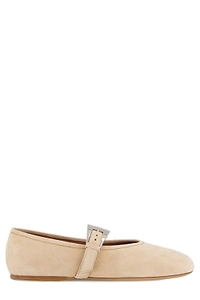 Paris Texas Sveva Buckle Ballet Flats