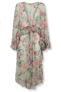 Patbo Honey Flower Long Printed Jacket