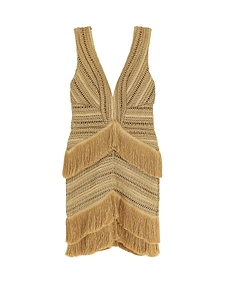 Patbo Fringe Crocheted Dress