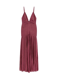 Patbo Pleated V-Neck Dress