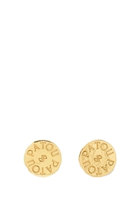 Patou Coin Logo Engraved Earring