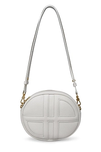 Patou Jp Logo Embossed Crossbody Bag
