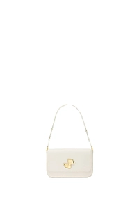 Patou Le Patou Lock Foldover Top Shoulder Bag