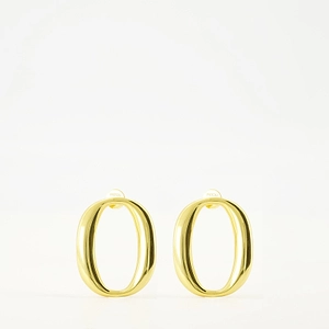 Patou Oval Hoop Earrings