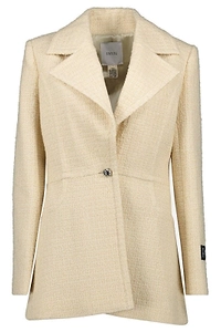 Patou Single Breasted Buttoned Tweed Jacket