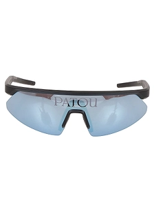 Patou Wrap-Around Frame Sunglasses
