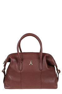 Patrizia Pepe New Business Leather Bowling Bag
