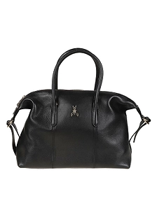 Patrizia Pepe New Business Leather Bowling Bag