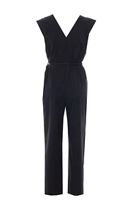 Patrizia Pepe Zip-Front Belted Jumpsuit