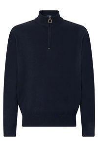 Paul & Shark Half-Zip Mock-Neck Knitted Sweater