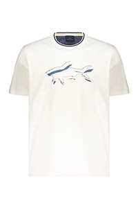 Paul & Shark Shark Print Crew-Neck T-Shirt