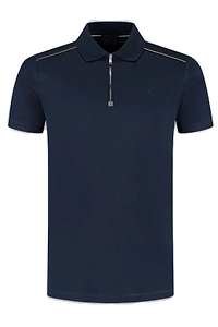 Paul & Shark Short-Sleeved Half-Zip Polo Shirt
