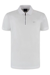 Paul & Shark Short-Sleeved Half-Zip Polo Shirt