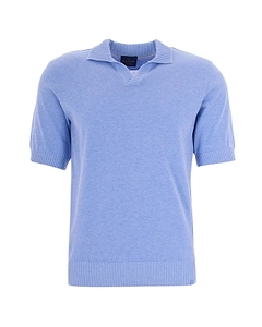 Paul & Shark Short-Sleeved Ribbed Polo Shirt