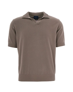 Paul & Shark Short-Sleeved Ribbed Polo Shirt