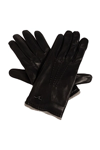 Paul & Shark Stitch Detail Leather Gloves