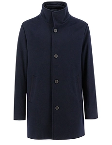 Paul & Shark Stand-Collar Car Coat