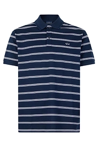 Paul & Shark Striped Short-Sleeved Polo Shirt