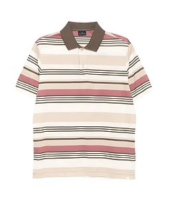 Paul & Shark Striped Short Sleeved Polo Shirt