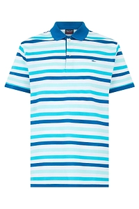 Paul & Shark Striped Short-Sleeved Polo Shirt