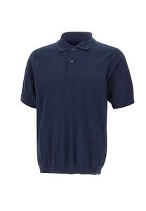 Paul & Shark Textured Knit Polo Shirt