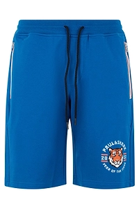 Paul & Shark Tiger Logo Drawstring Shorts