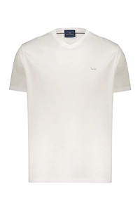 Paul & Shark V-Neck Logo T-Shirt