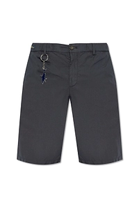 Paul & Shark Charm-Detailed Poplin Shorts