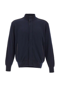 Paul & Shark Zip-Up High Neck Cardigan