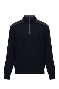 Paul & Shark Zip Stand-Collar Knitted Sweater