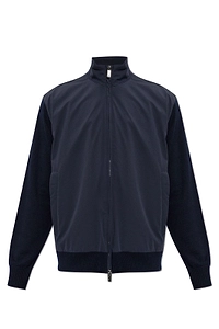 Paul & Shark Zip-Up Stand Collar Cardigan