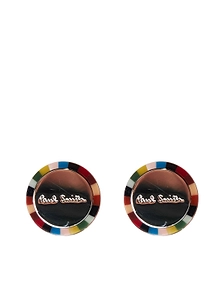 Paul Smith Circle Signature Stripe Cufflinks