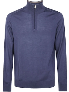 Paul Smith Zip-Neck Knitted Jumper