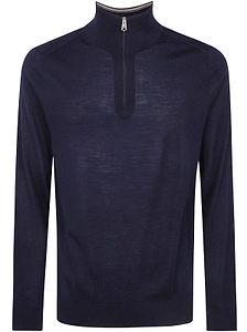 Paul Smith Zip-Neck Knitted Jumper