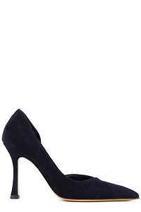 Paul Warmer Dorsay Pointed Toe Pumps