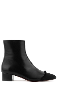 Paul Warmer Zip-Up Pointed Toe Ankle Boots