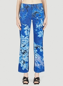 Paula Canovas Del Vas Patterned Jeans